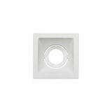 Spot De Embutir Recuado Stella Square Mr11 Gu10 Quadrado Bivolt Branco