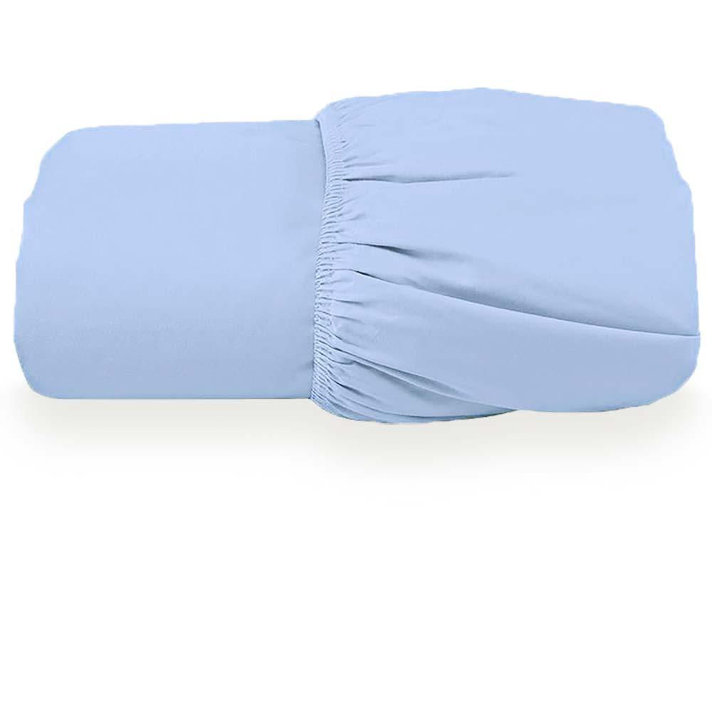 Lençol Avulso Com Elástico Casal 200 Fios Essencial - Catran Azul