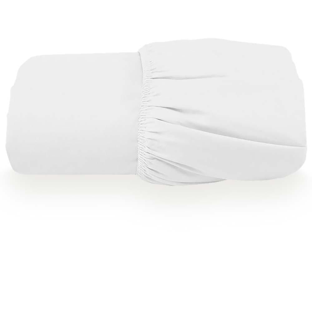 Lençol Avulso Com Elástico Casal 200 Fios Essencial - Catran Branco