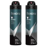 Kit Desodorante Aerosol Rexona Cotton Dry Azul 150ml - 2 Unidades