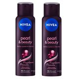 Kit Desodorante Aerosol Nivea Pearl Beauty Pérolas Negras 150ml - 2 Unidades