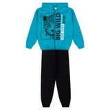 Conjunto Infantil Menino Com Jaqueta Select Azul 12