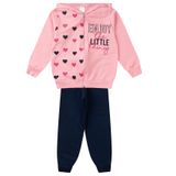 Conjunto Infantil Menina Com Jaqueta Select Rosa 6