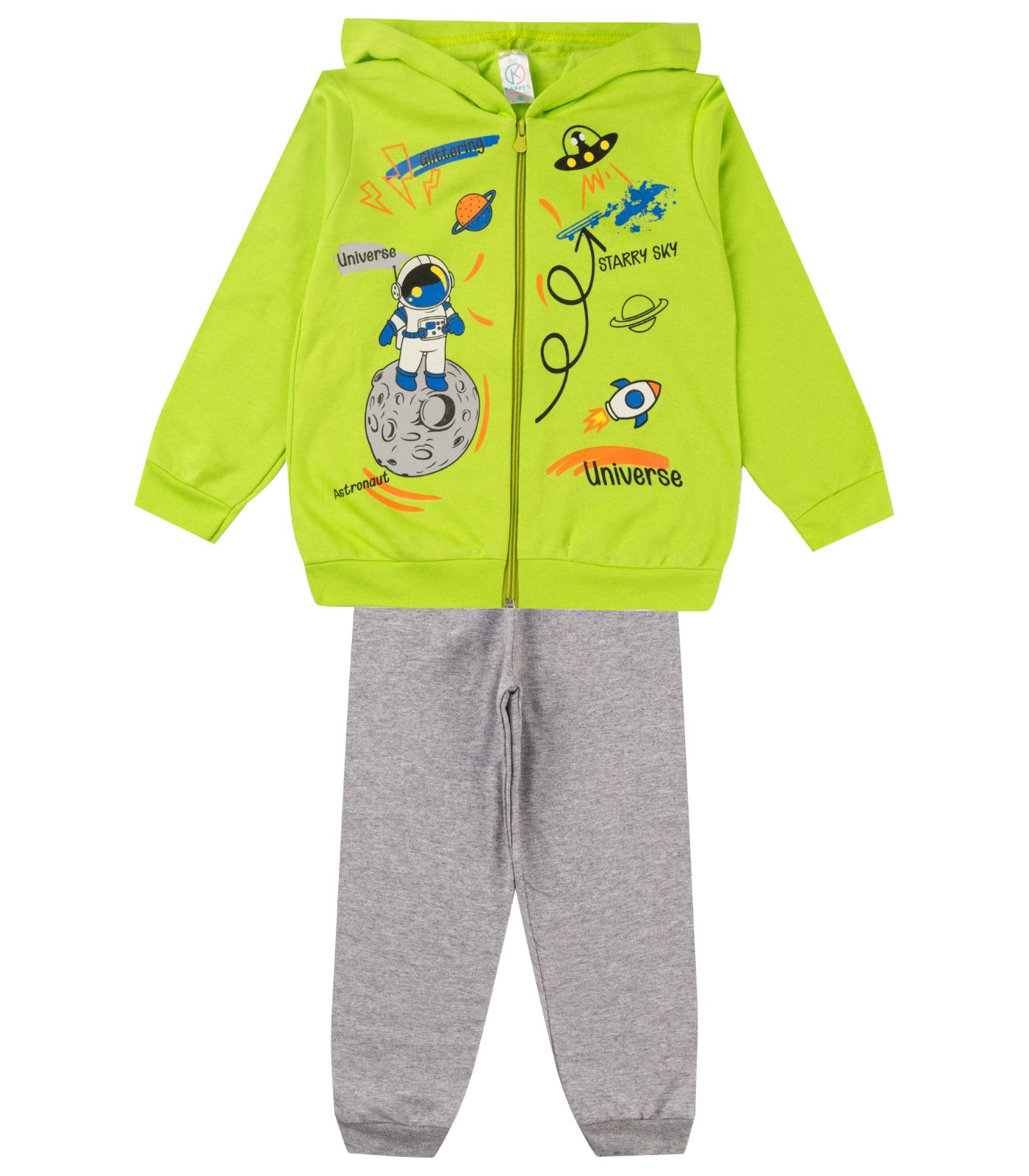 Conjunto Infantil Menino Com Jaqueta Select Amarelo 8