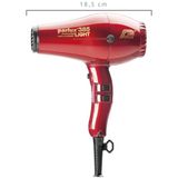 Secador Parlux 385 Power Light - Ionic & Ceramic - vermelho - 220 V