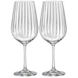 Taças De Vinho E Água Cristal 550ml Com Titânio Dream 2 Peças - Haus Concept 56415/101-2