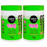 Kit Gelatina Salon Line #to De Cacho Não Sai Da Minha Cabeça 1kg - 2 Unidades