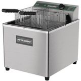 Fritadeira Zona Fria Elétrica 5000w Foe15m Metalcubas Fritador 15 Litros Inox 220v