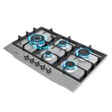 Cooktop à Gás midea inox com Mega Chama 5 Bocas Cyb5b - Bivolt