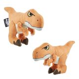 Pelúcia Dinossauro Tiranossauro Rex Com Som Jurassic World Dominion Mini - T-rex - Mattel - Hjh70