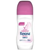 Desodorante Rexona Roll On Compact Powder 30ml Embalagem Com 6 Unidades
