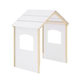 Telhado Para Cama Infantil Casinha Casatema Branco/natural