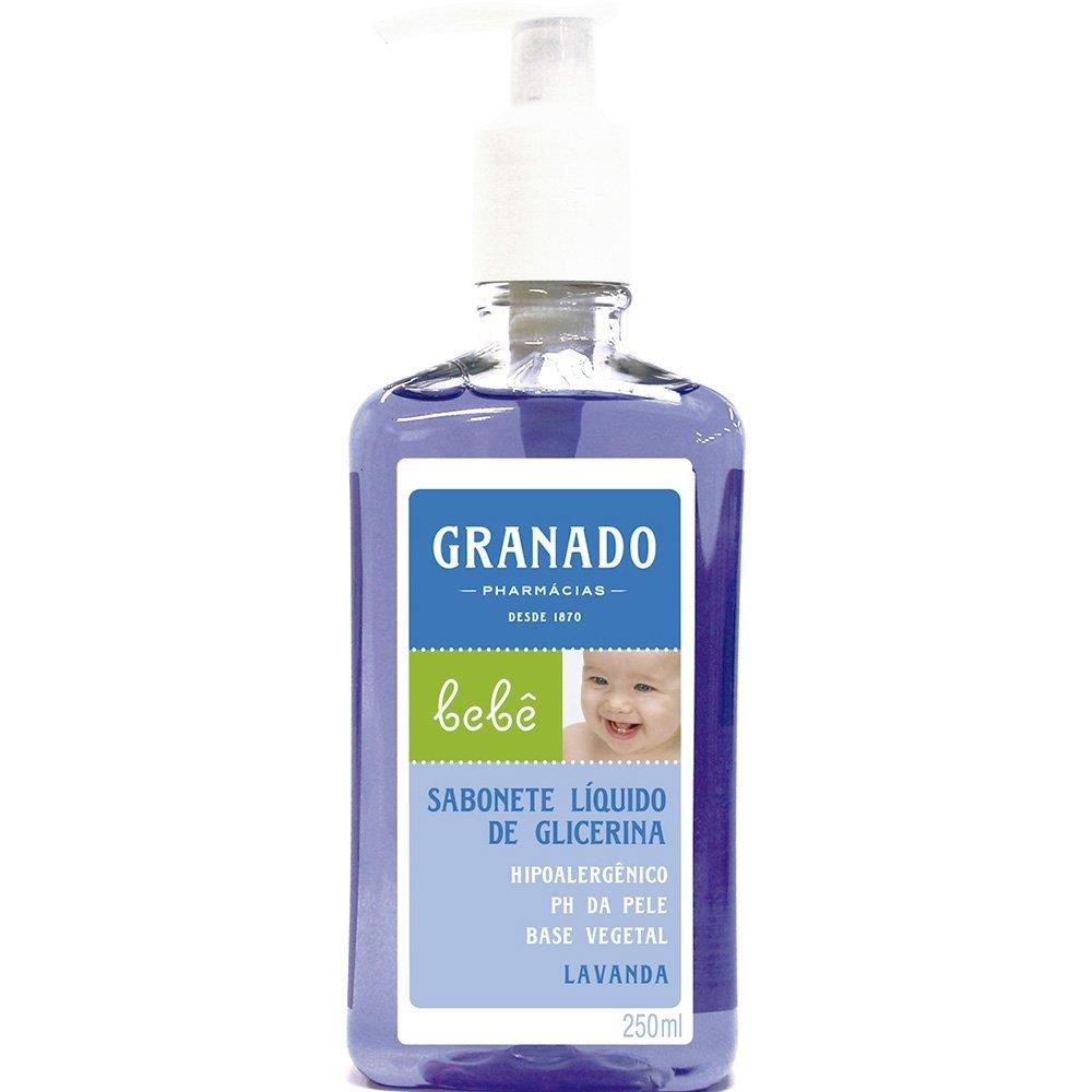 Sabonete Líquido Granado Bebê Glicerina Lavanda 250ml