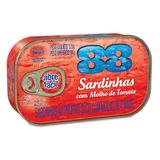 Sardinha 88 Com Molho De Tomate 125g Embalagem Com 50 Unidades
