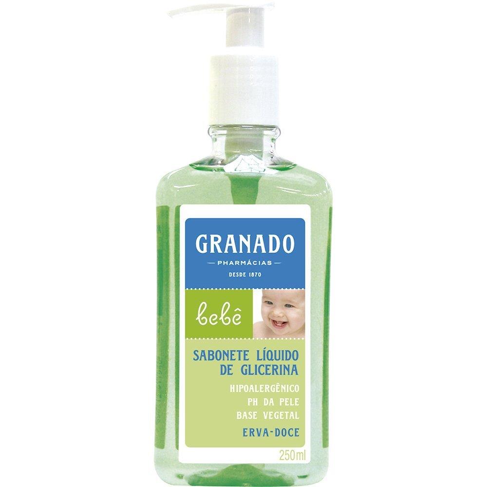 Sabonete Líquido Granado Bebê Glicerina Erva Doce 250ml