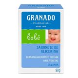 Sabonete Granado Glicerina Bebê Lavanda 90g Embalagem Com 12 Unidades