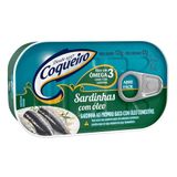Sardinha Coqueiro Com Óleo 125g - Embalagem Com 54 Unidades