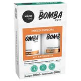 Shampoo + Condicionador Salon Line Bomba Antiqueda 200ml