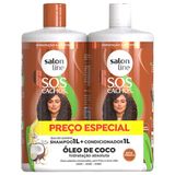 Shampoo + Condicionador Salon Line Sos Coco Tratamento Profundo 1l