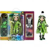 Boneca Da Moda Com 2 Roupas De Grife Snowboard E Acessorios, Rainbow High 574781euc, Verde