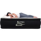 Cama Colchão Inflável de Ar Queen King Koil com Bomba Embutida Altura 5080 cm