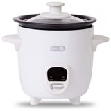 Mini Panela De Arroz Eletrica 1 L Com Funcao De Manter Aquecido, 200w, 110v, Dash Drcm200gbwh04, Branco