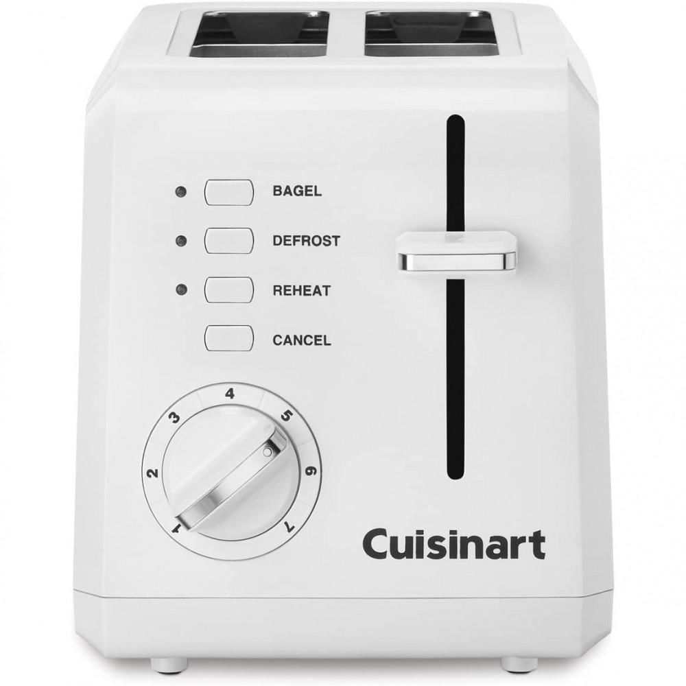 Torradeira Elétrica Cuisinart CPT-122, Compacta 2 Fatias, Branca 110V