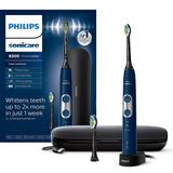 Philips Sonicare ProtectiveClean Escova de Dentes Elétrica Recarregável c caixa de viagem de carregamentopota de escova extra azul