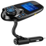 Adaptador Transmissor Veicular Bluetooth Veicular Com Usb, Nulaxy Km18, Preto