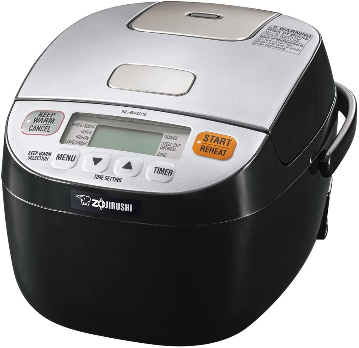 Zojirushi Panela Elétrica de Arroz, 700 mL, 500W, 110V, preto prateado.