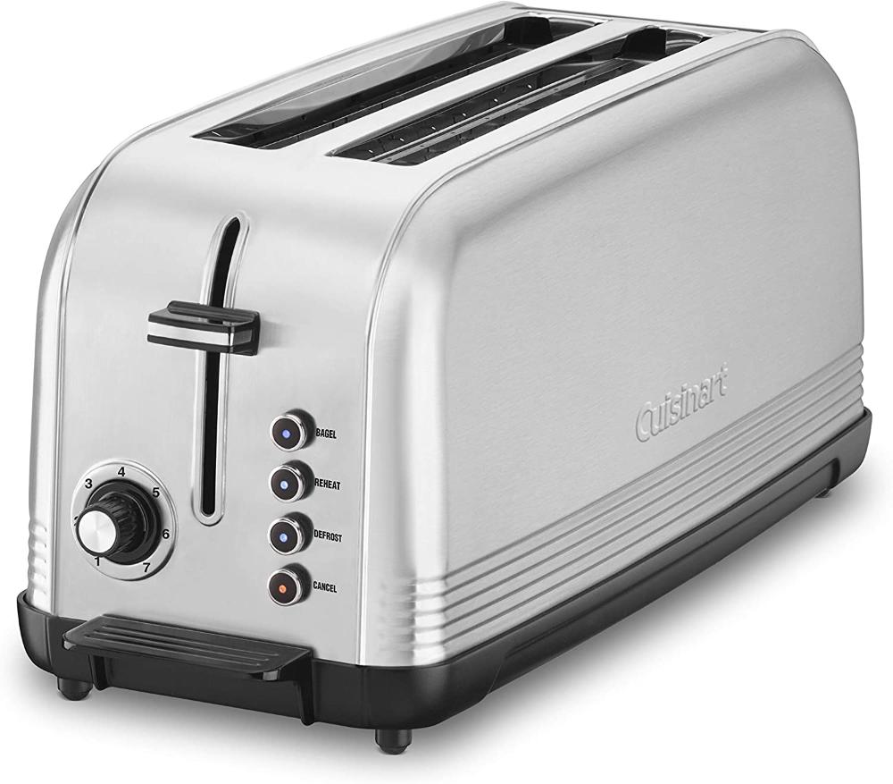 Cuisinart Torradeira, c/ 2 fatias,900W, 110V, aço inoxidável.