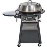 Cuisinart Cgg888 Churrasqueira A Gás Portátil Com Rodas E Mesa Auxiliar, Preta.