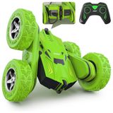 Carrinho De Controle Remoto, 4wd 2.4 Ghz, 360 Com Bateria Recarregavel, Sgile, Verde