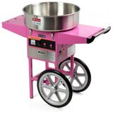 Vivo Candy V002 Maquina De Algodao Doce Eletrica Com Carrinho, 110v, 1030w, Rosa