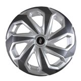 Calota Sportiva Modelo Spider Aro 15 Polegadas Silver/graphite Parafuso