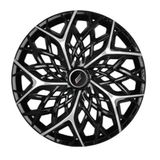 Calota Sportiva Modelo Moove Aro 14 Polegadas Black/chrome Parafuso