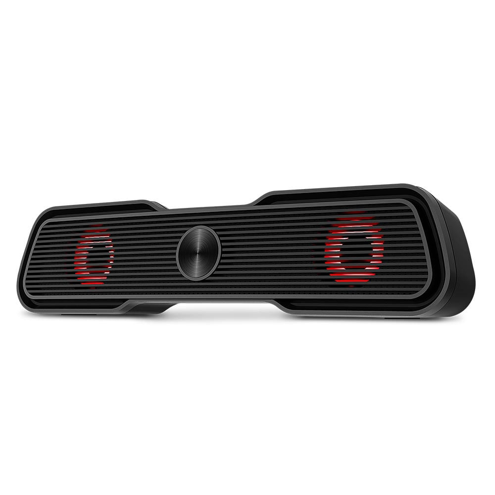 Caixa De Som Soundbar 2.0 Gamer 15w Rms Led Multilaser Sp953