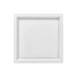 Painel De Led Stella Quadrado Deep De Embutir Recuado 22w Bivolt Branco 5000k Luz Neutra