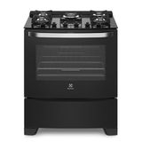 Fogão Electrolux 5 Bocas Automático Com Mesa De Vidro Tripla Chama Prata (76gs) - Bivolt