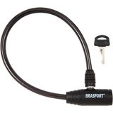 Cadeado Com Trava Para Bicicleta 8 Mm X 40 Cm Brasfort 7015