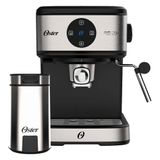 Kit Espresso Oster - Cafeteira Double E Moedor De Café - 127v