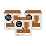 Dolce Gusto Nescafe Coffee Pods, Café Au Lait, 16 Conde, Pacote De 3