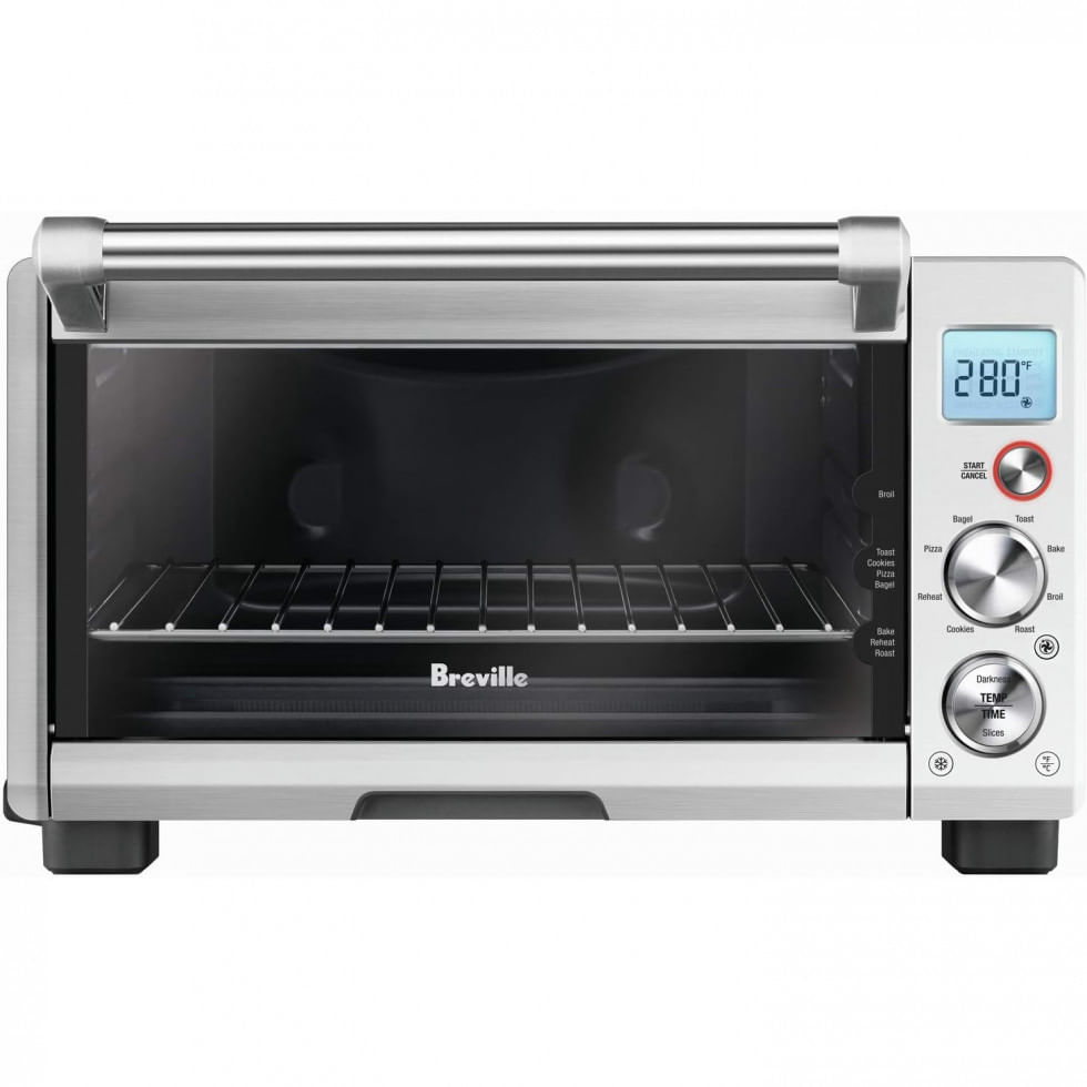 Forno Eletrico De Bancada Bov670bss Inteligente Com 8 Configuracoes 1800w, 110v, Breville Rm Bov670bss1bus1, Prateado