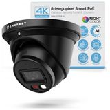 Camera De Seguranca Amcrest 4k Com Microfone Embutido E Deteccao De Pessoas