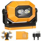 Lanterna Luz De Trabalho Led Portatil Recarregavel A Prova D, Easymaxx, Amarelo