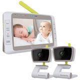 Baba Eletronica Moonybaby Com 2 Cameras, Audio, Tela Dividida E Visao Noturna Automatica