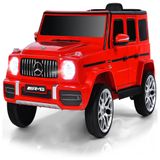 Carro Eletrico Infantil Mercedes Benz G63 A Bateria 12v 1 Assento Com 2 Velocidades, Olakids, Vermelho