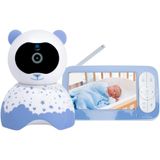 Baba Eletronica Soymomo Com Camera Hd, Monitor, Audio Bidirecional E Sensor De Temperatura, Azul