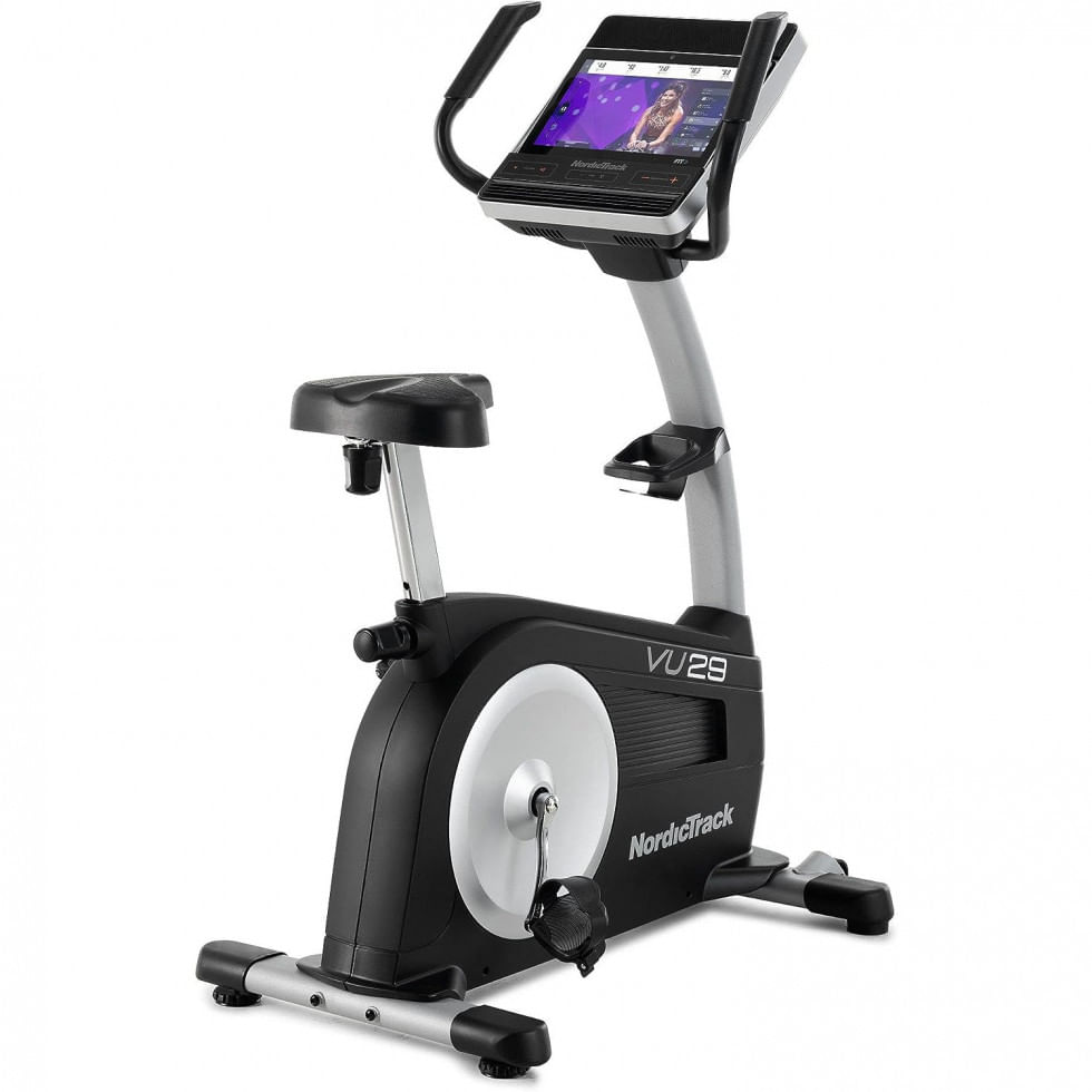 Bicicleta Ergometrica Nordic Track Com 24 Velocidades E Tela Digital Touch Screen, Nordictrack Ntex12921, Preto