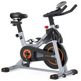 Bicicleta Ergometrica L Com Monitor Digital E Assento Ajustavel, Yosuda L 001c, Prateado